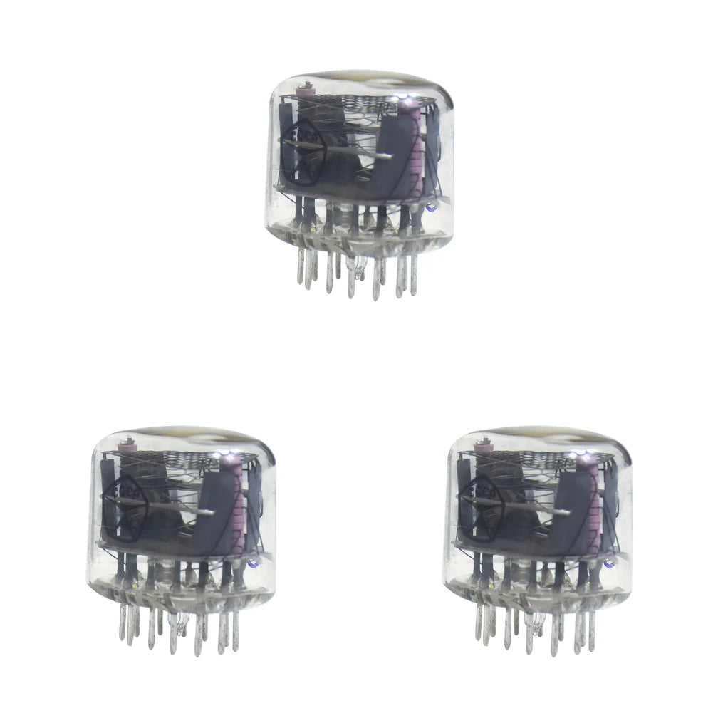 1-6PCS IN-12 Digital Tube with Decimal Point Nixie Glow Tubes Symbol Tube IN12 Nixie Tube Clock Glow Tube for LED Clock DIY Part