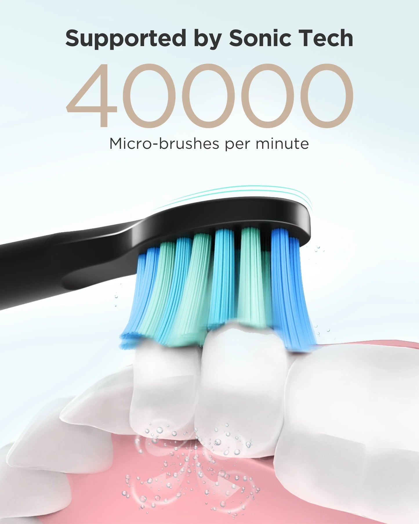 Fairywill Sonic Electric Toothbrush cleaning modes