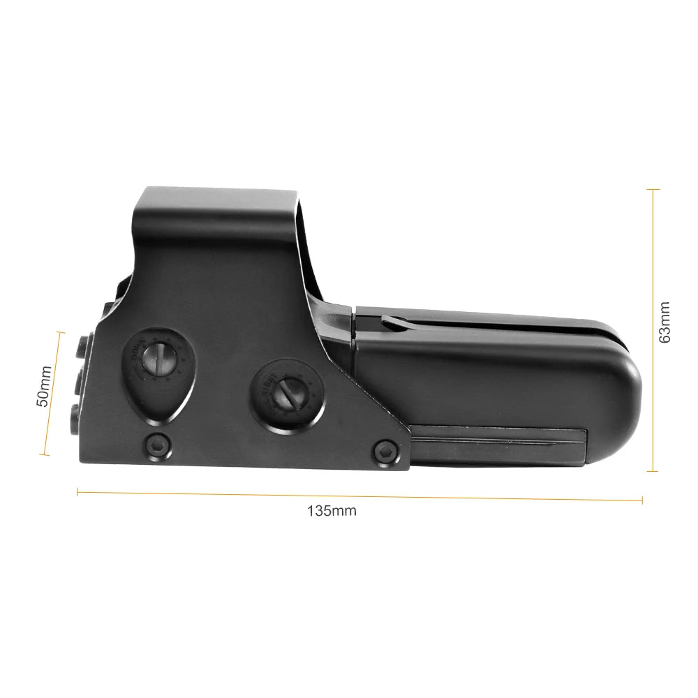 551 552 553 558 Red Green Dot Holographic Sight Scope Hunting Reflex Sight Scope 20mm Mount