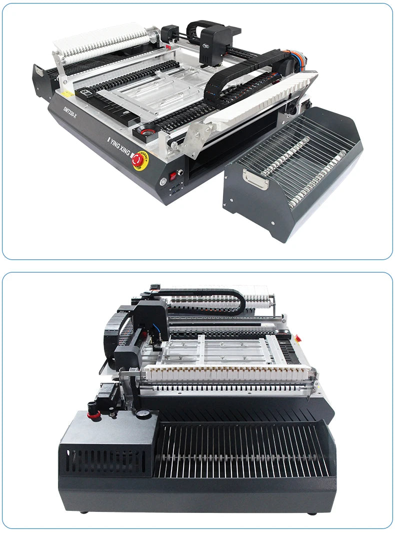 Stock in EU SMT330-X SMT Automatic Led Light SMD Equipment PCB Board Making Chip Mounter Small Desktop Pick and Place Machine