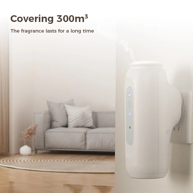 300m³ Wall Mounted Bluetooth Control Perfume Fragrance Diffuser Home Flavoring Air Freshener Air Purifier Oil Diffuser