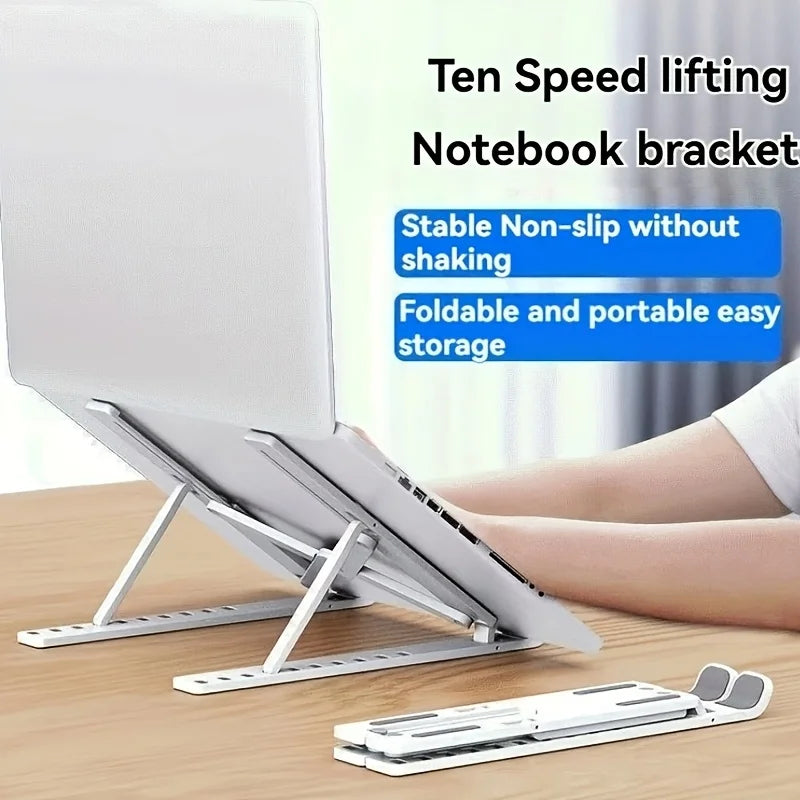 Adjustable Laptop Stand Portable Foldable Notebook Bracket Computer Monitor Holder For Macbook Air iPad Tablets Base Accessories
