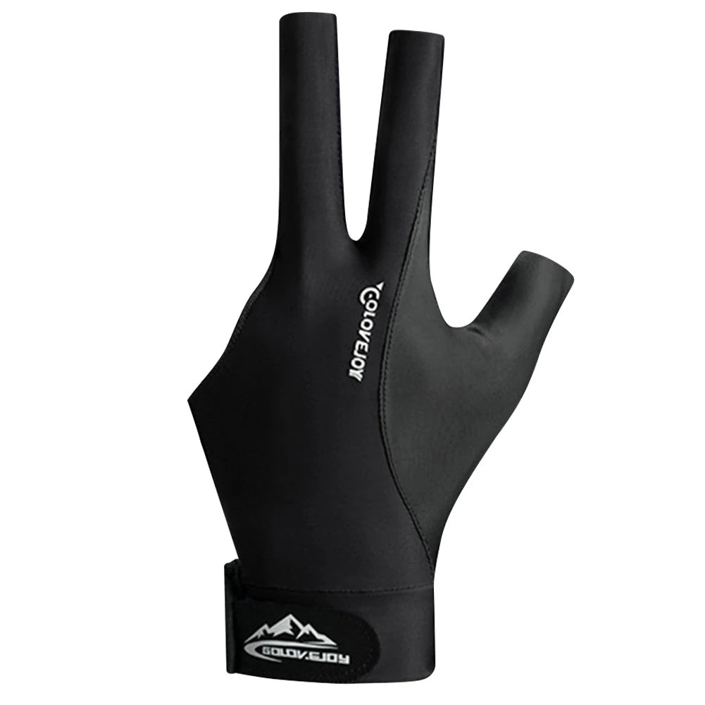 Billiards Glove Left Hand Anti-Slip 3 Finger Snooker Billiard Glove Adjustable Snooker Pool Gloves for Men Billiard Accessories