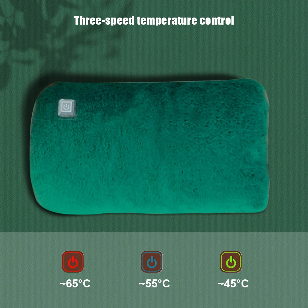 Rechargeable Electric Hot Water Bag Women's Electric Hot Water Bottle Soft flannel Hand Warmer Winter Heated Bag Warming Product