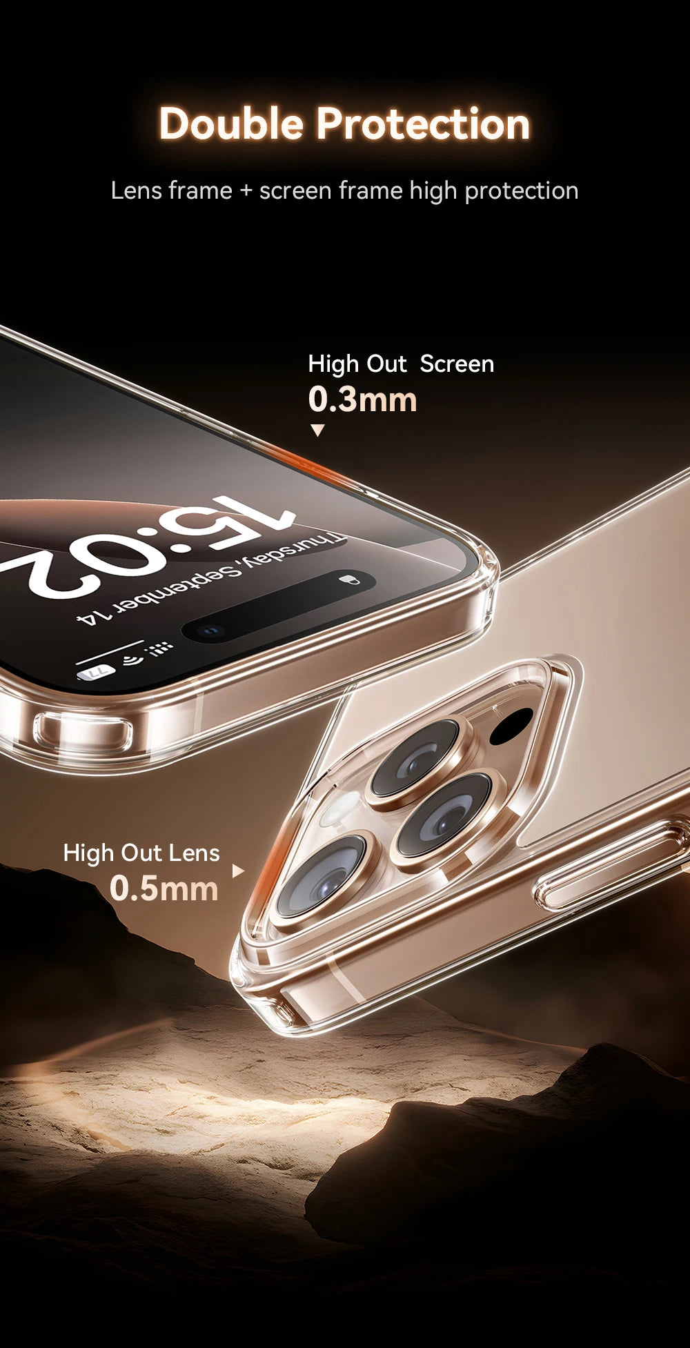 Joyroom For iPhone 17 Pro Max Case Frosted Case Shockproof Matte Case Cover For iPhone 16 Pro Max Wireless Charger Magnet Cover
