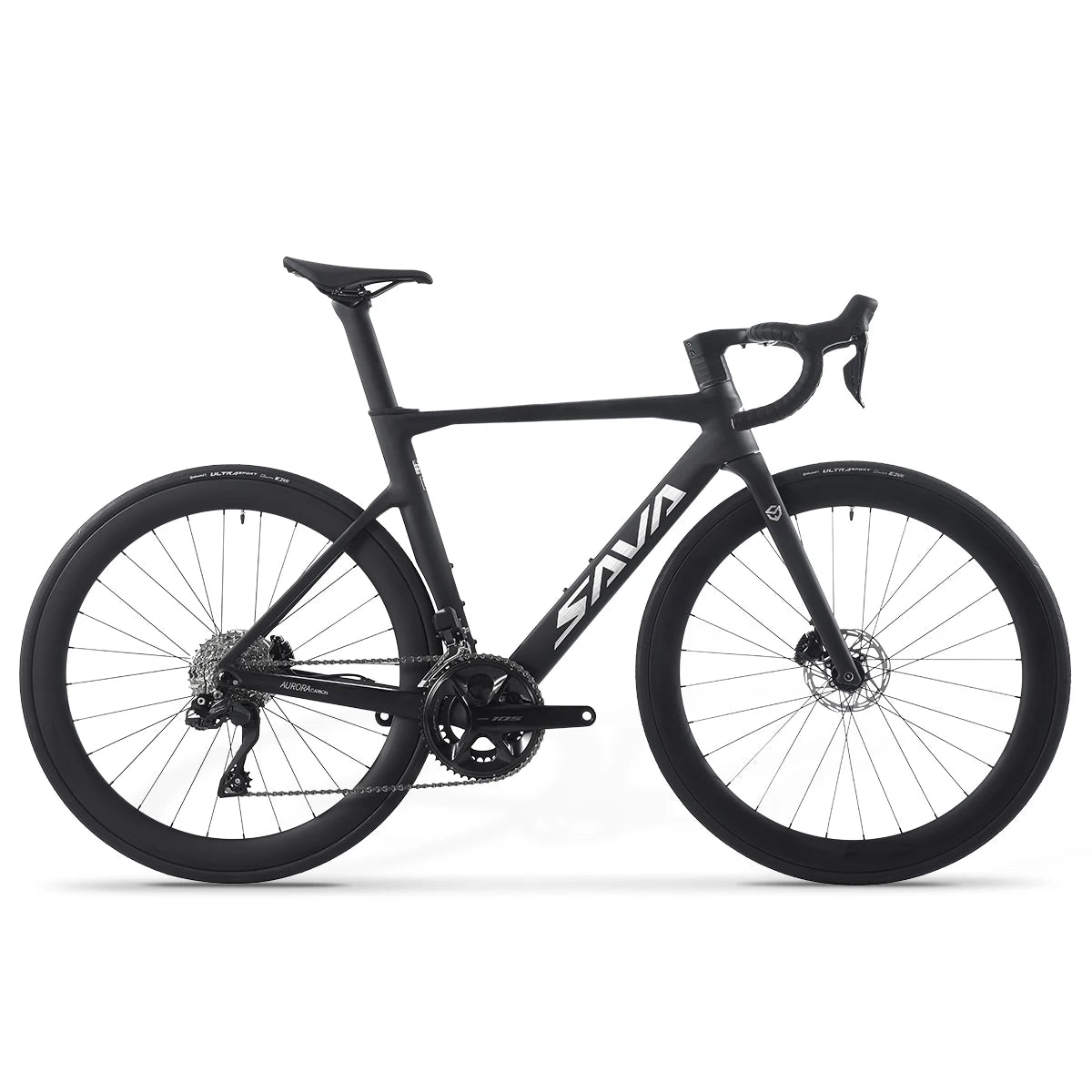 SAVA R7 Carbon Fiber Road Bike Carbon Frame, Handlebars, Fork Shimano Di2 R7170 24Speed Shift Kit, UCI CE Certified Adult Racing