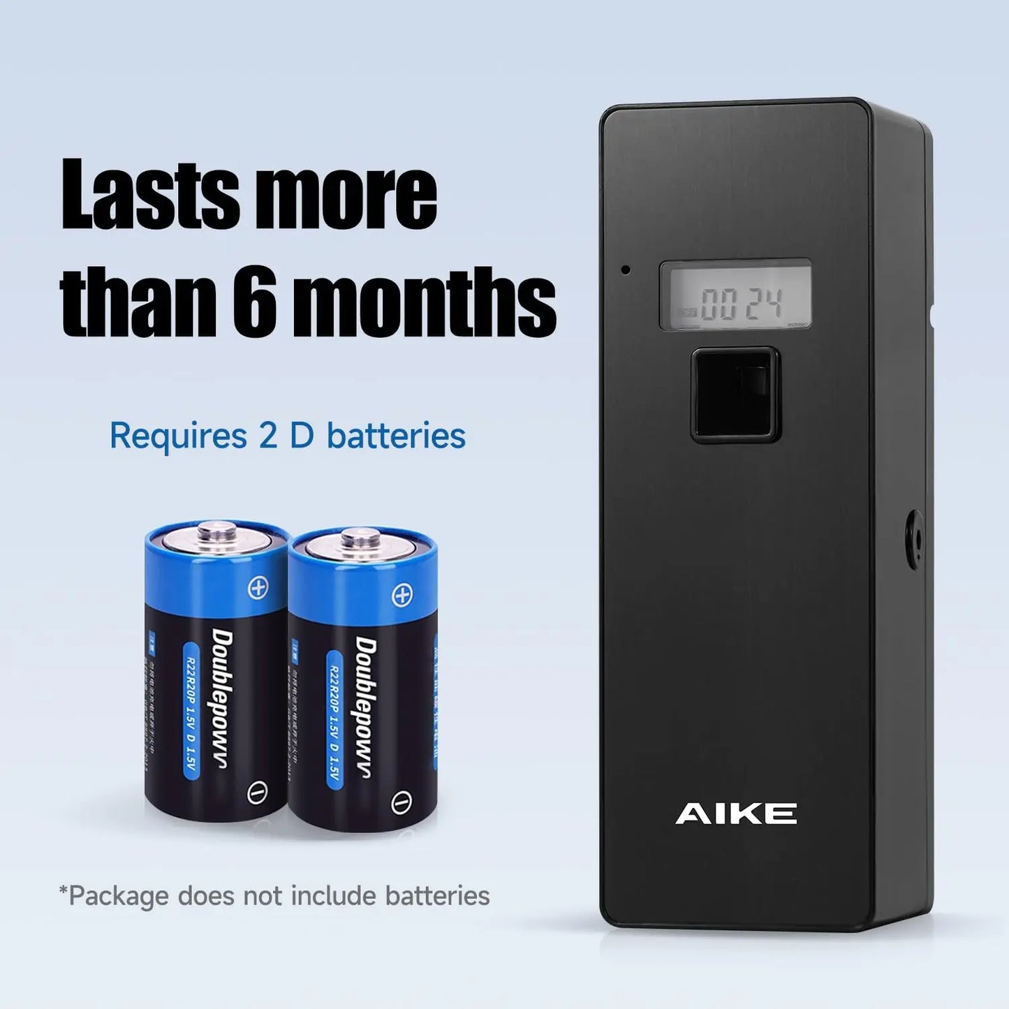 AIKE Automatic Air Freshener Set Timing Spray Dispenser with LCD Screen,Wall-Mounted/Standing Air Purifier for Home,Hotel Toilet