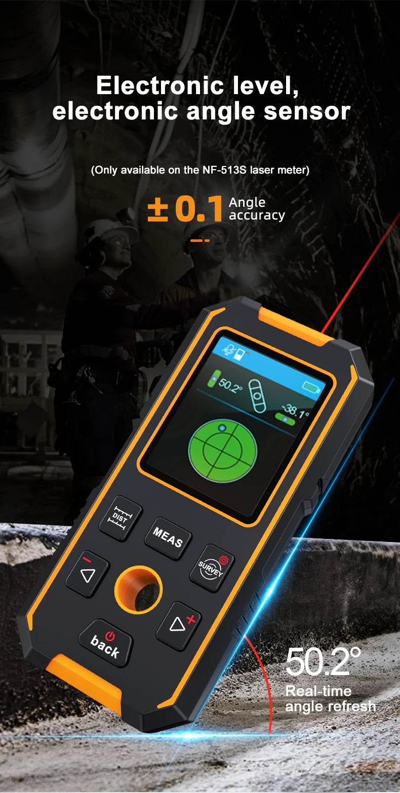 Noyafa Nf-513S Metal Detector Wire Finder for Detecting Underground Cables Cable Metal AC Wood in Walls Cable Tracker Tools