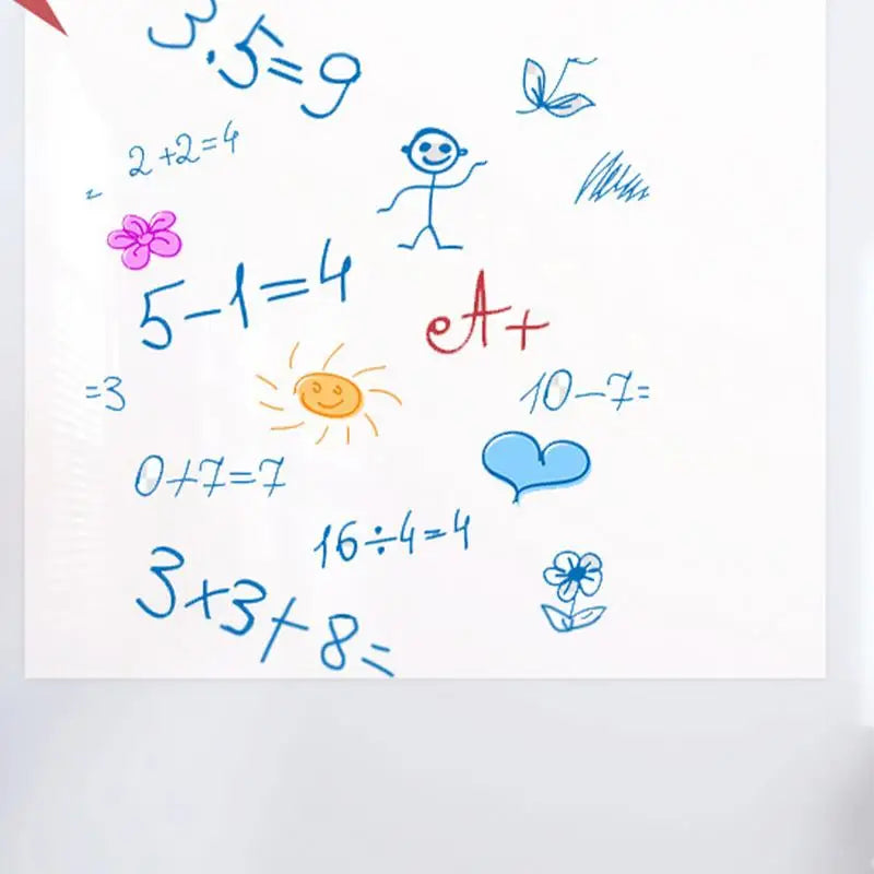 Removable Whiteboard White Blackboard PVC Sticker Chalkboard Wall Sticker Children Home Decoration