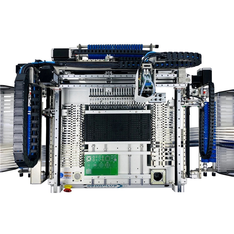 D600Plus 6 Heads 68 Bits Desktop Full Automatic SMT Pick Place Machine Chip Mounter Solder Station