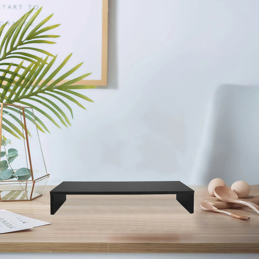 Computer Heightening Stand 15Cm Monitor Riser For Laptop Printer Desk Organizer Wooden Shelf Anti-Slip Desktop Storage