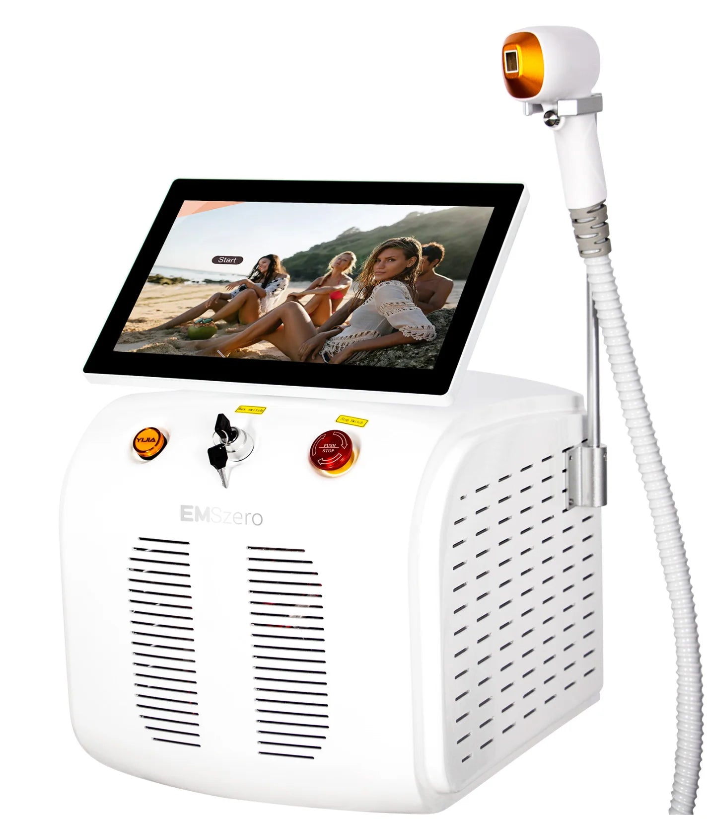 Professional Diode Ice Titanium Laser Hair Removal Machine Portable 808 755 1064 Alexandrite Device 3 Waveleng Permanent Removal