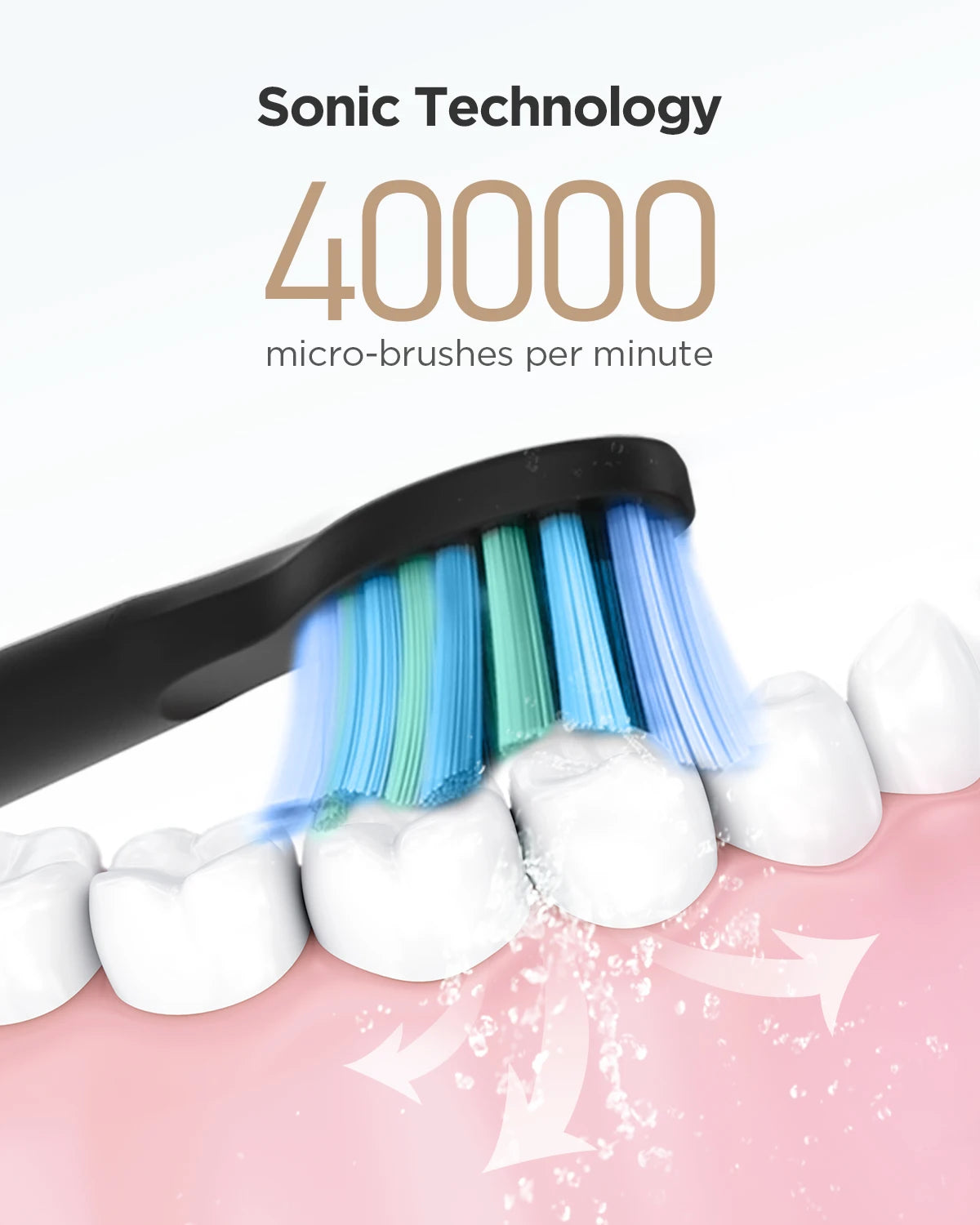 Fairywill FW-507 Sonic Electric Toothbrush USB charging