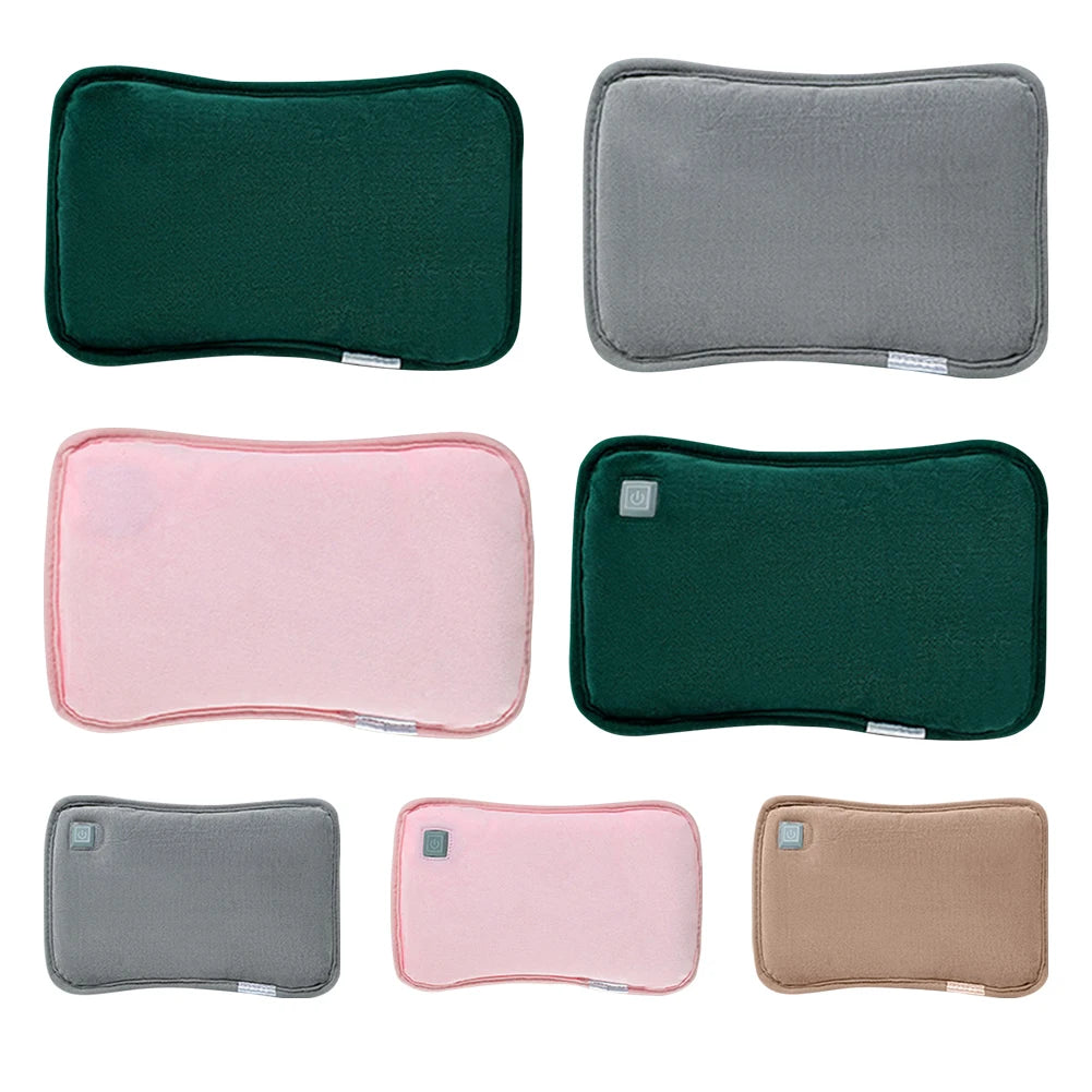 Rechargeable Electric Hot Water Bag Women's Electric Hot Water Bottle Soft flannel Hand Warmer Winter Heated Bag Warming Product