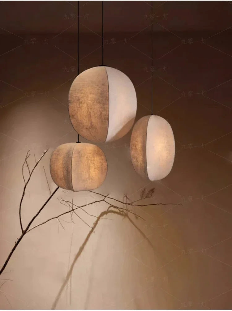 Nordic E27 Led Pendant Lights Wabi Sabi Dining Room Led Hanging Lamp Bar Suspend Light Fixture Lustre Luminaria Home Light