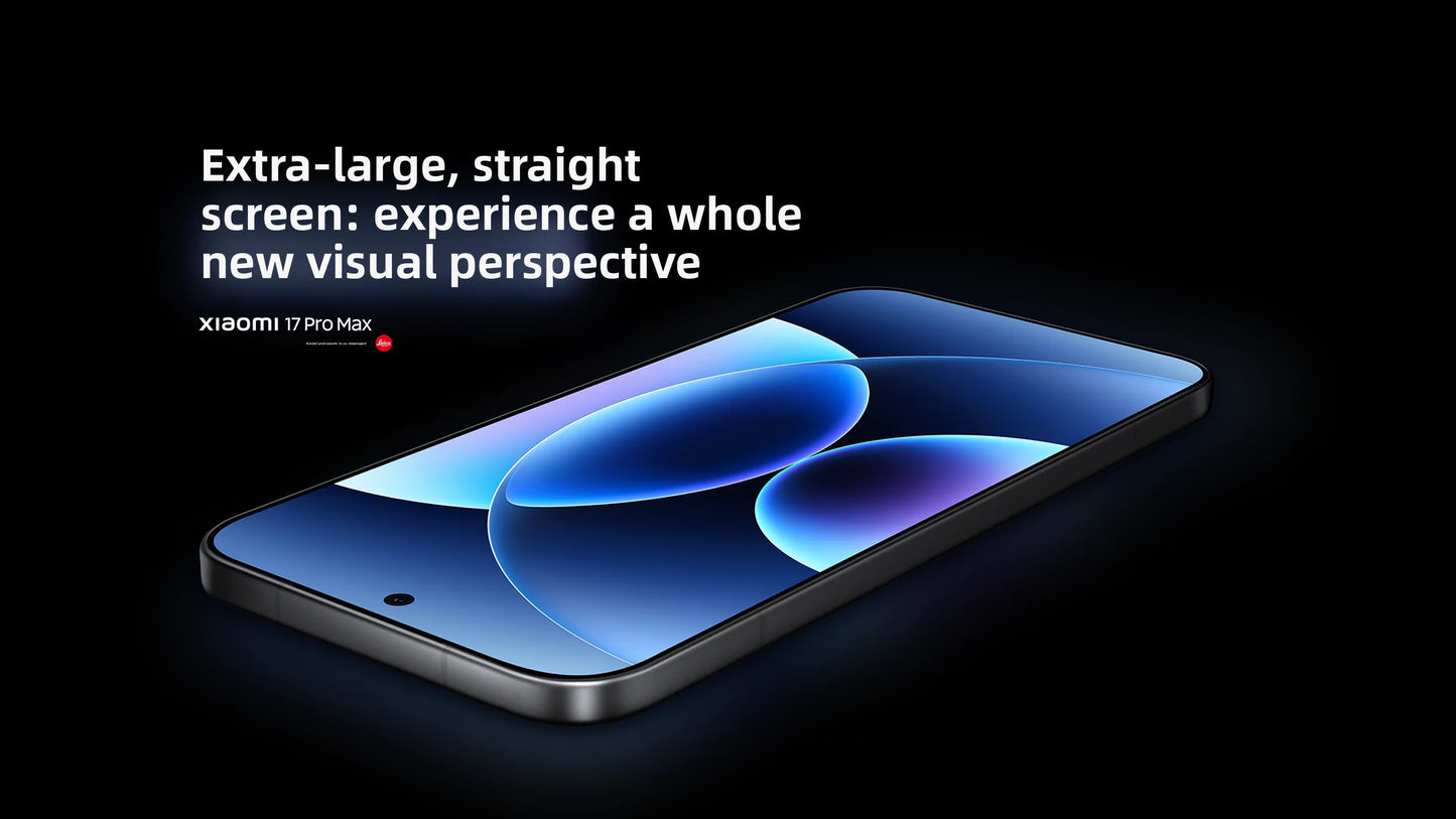 Xiaomi 17 Pro Max Smartphone CN Version 6.9" Display Dual Screen Snapdragon 8 Elite Gen5 7500mAh Battery 100W Hyper Charge