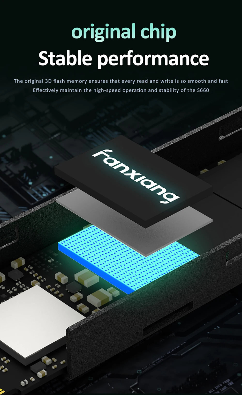 Fanxiang S660 M.2 SSD 500GB 1TB 2TB 5000MB/s M.2 NVMe PCIe4.0x4 SSD Internal Solid State Drive For PS5/PlayStation5 Desktop Pc