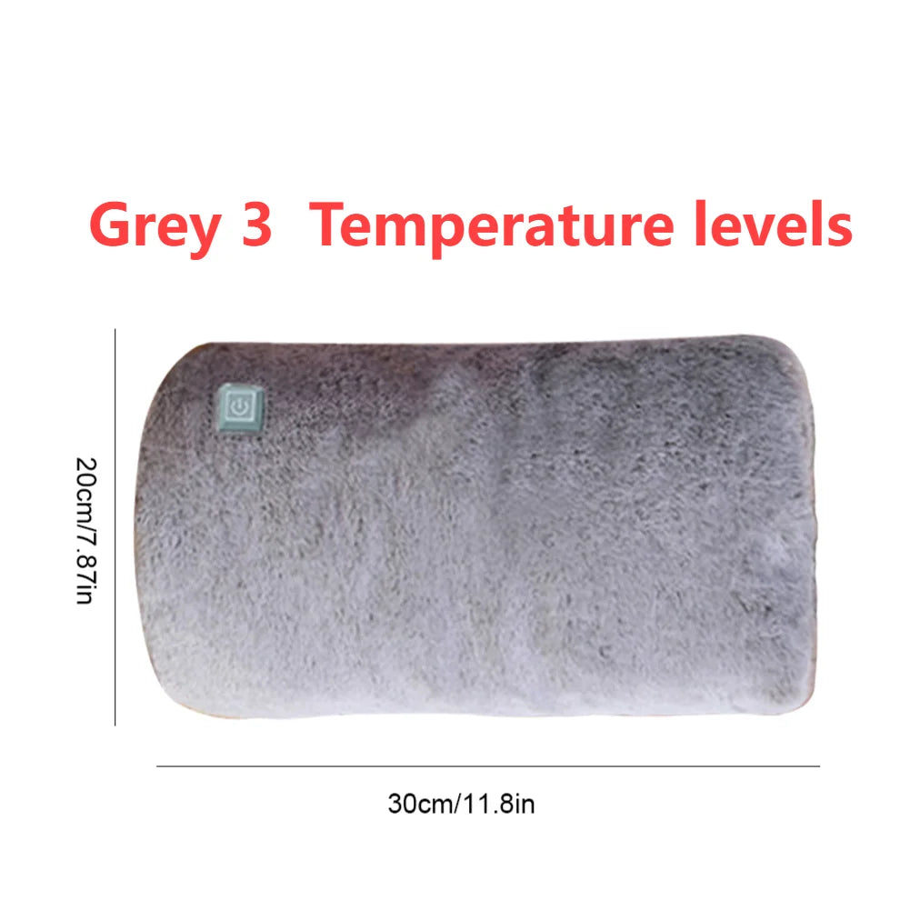 Rechargeable Electric Hot Water Bag Women's Electric Hot Water Bottle Soft flannel Hand Warmer Winter Heated Bag Warming Product