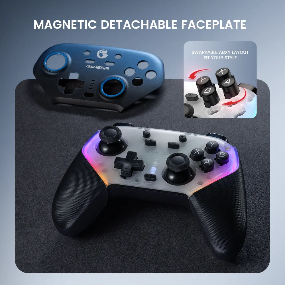 Original GameSir Super Nova Wireless Switch Controller with Charging Station, Hall Effect Joystick for PC Switch Android Phone