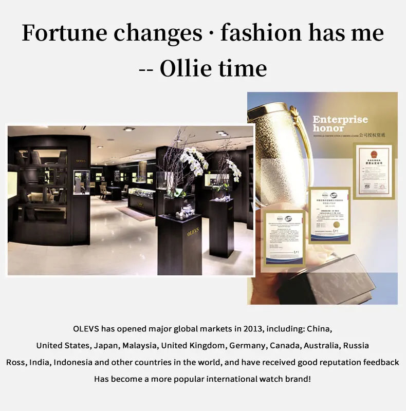 OLEVS 3629 Top Luxury Brand Women Watch Classic Business Calendar Waterproof Luminous Watch Elegant Diamond Women Quartz Watch