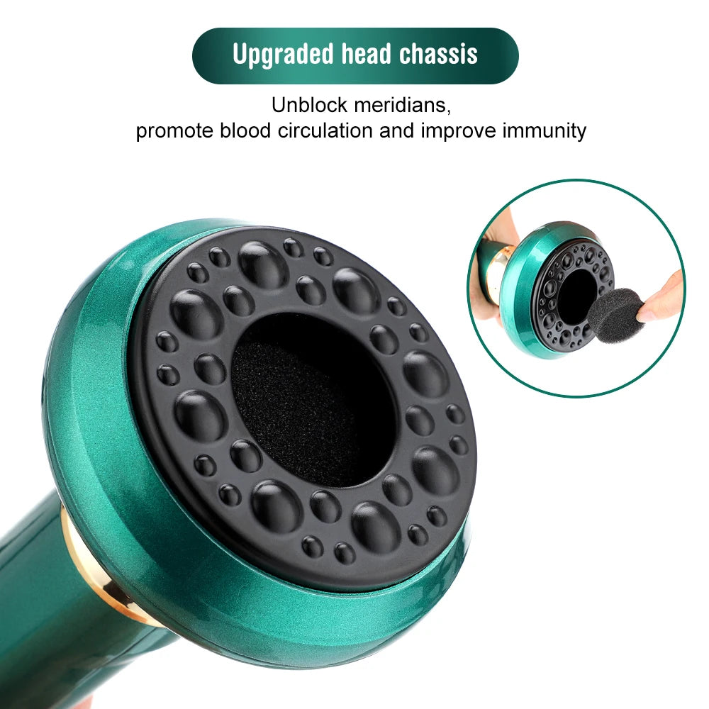 Smart Cupping Vacuum Massage Jars Heating Suction Cup Cellulite Medical Chinese Electric Cupping Therapy Body Relax Guasha Cans