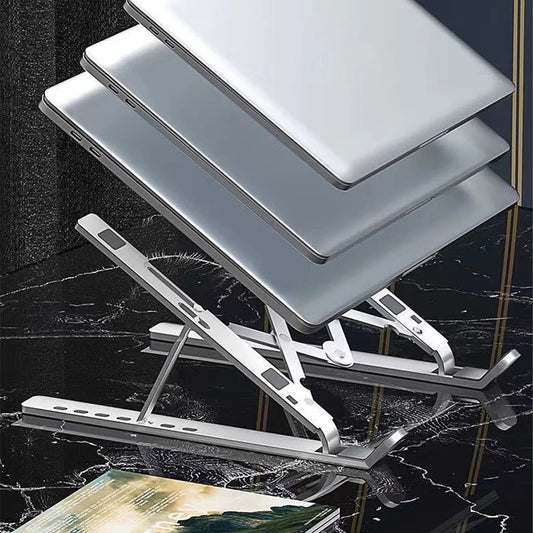 Aluminum Alloy Laptop Stand Heat Dissipation Adjustable Multifunctional Notebook Holder for Office and Gaming