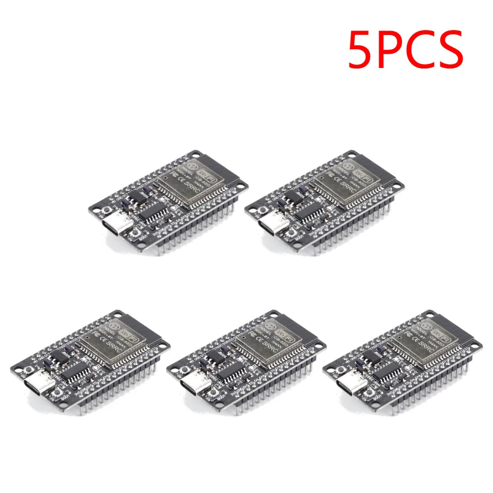 1-10PCS ESP32 WROOM-32 Development Board ESP32 TYPE-C CH340C WiFi+Bluetooth-compatible Module for IOT Development Board 32MBIT ﻿