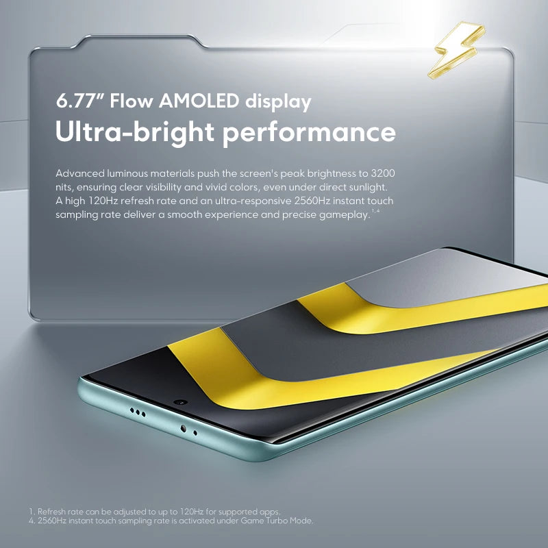 POCO M8 5G Global Version Smartphone Snapdragon® 6 Gen 3 6.77" Flow AMOLED display 5520mAh battery 45W Charging NFC