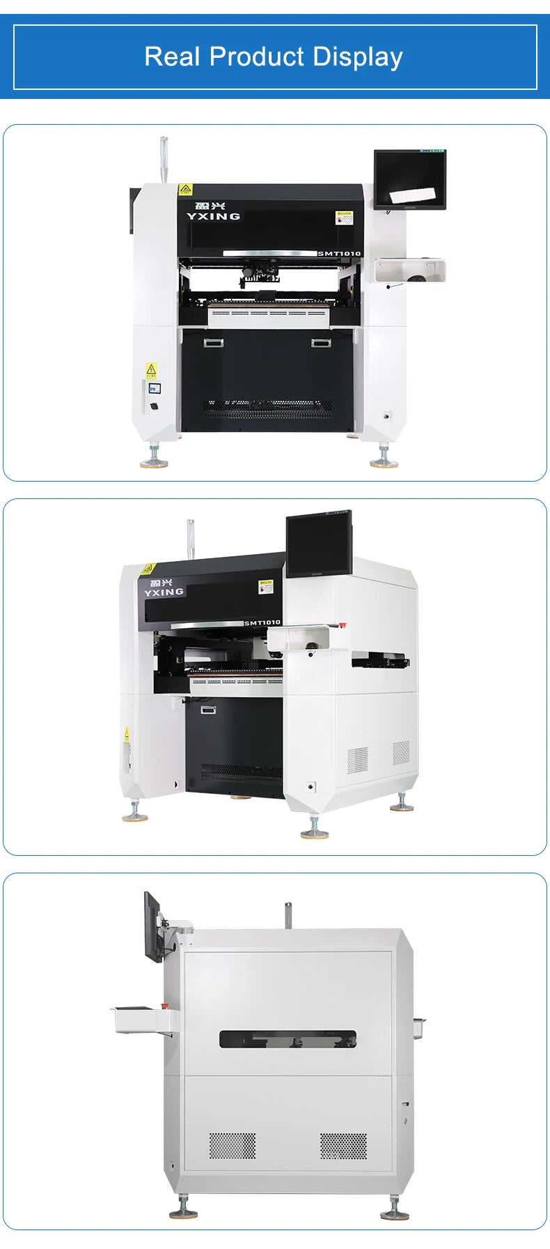 2024 New Model SMT1010 SMD Pick and Place Machine Surface Mount Robot LED Electronic Components Light Making 10 Heads