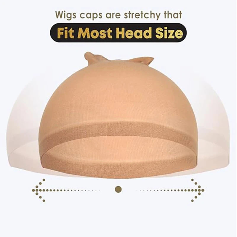 Wig Caps for Halloween & Cosplay - Breathable Mesh Cap for Costume Parties - Seamless Hair Concealer