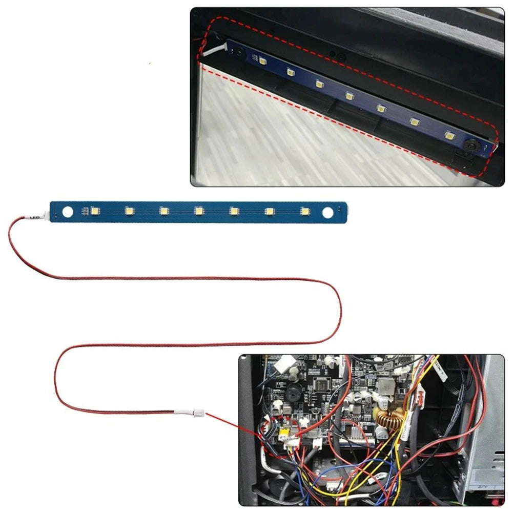 Light Strip for FLASHFORGE Adventurers AD5M 5MPRO 3D Printers 7Pcs Lamp Beads with Cable 3D Printing Accessories