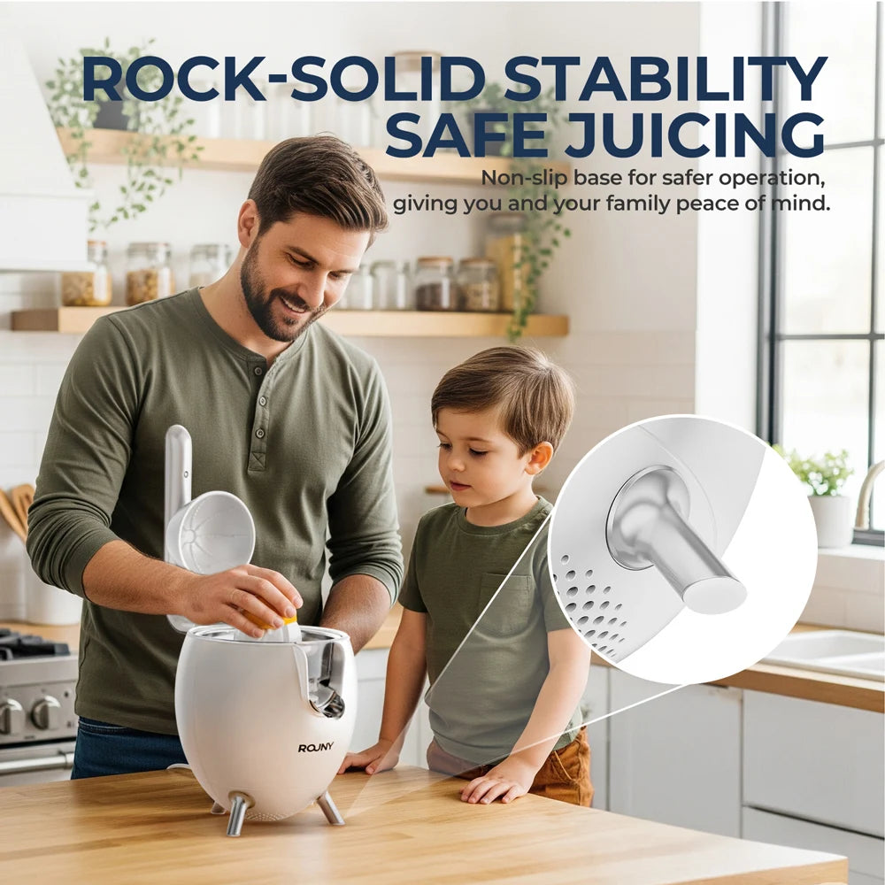 Citrus Juicer,850W Stainless Steel Orange Lemon Electric Set Juicer, Hard-core Press juicer, Aluminum Die -casting Handle