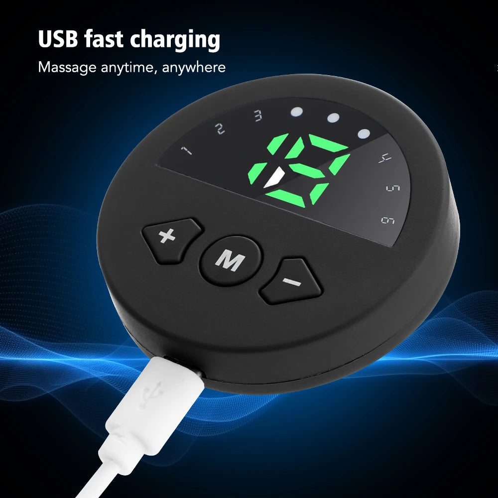 Electric Muscle Stimulator Vibrator Muscle Massager Fat Burner for Waist Abdomen Weight Loss Belt Slimming Abs Fitness Equipment
