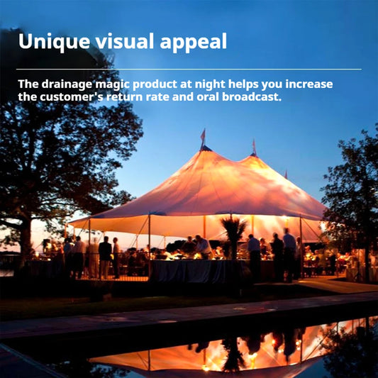 Outdoor Hotel Tent Camping Team Building Pole Tent Party Restaurant Resort Wedding Luxury Tent Hot Sale Wild Luxury Canopy Tent