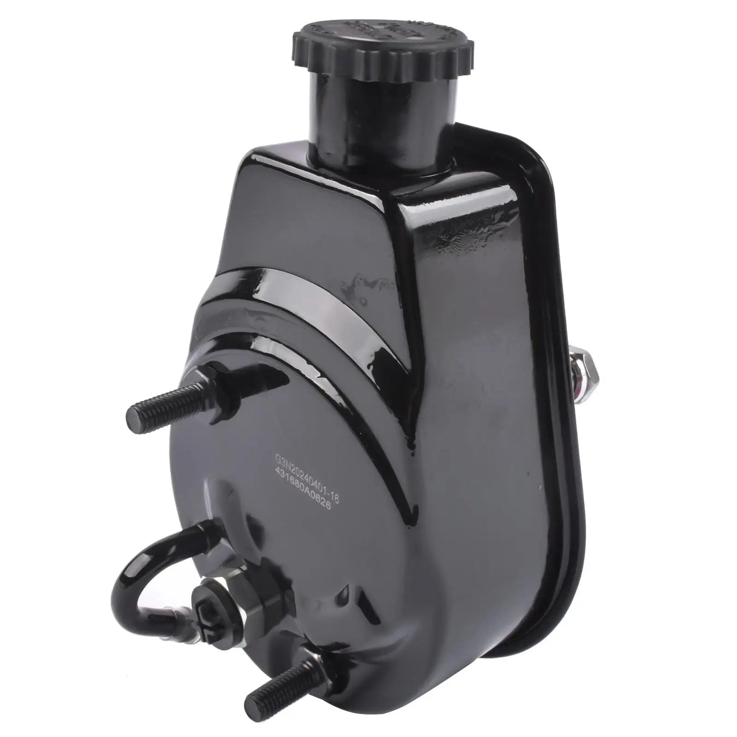 AP03 For Chevy Ford GM Chrysler PS Power Steering Pump Keyway Style Black