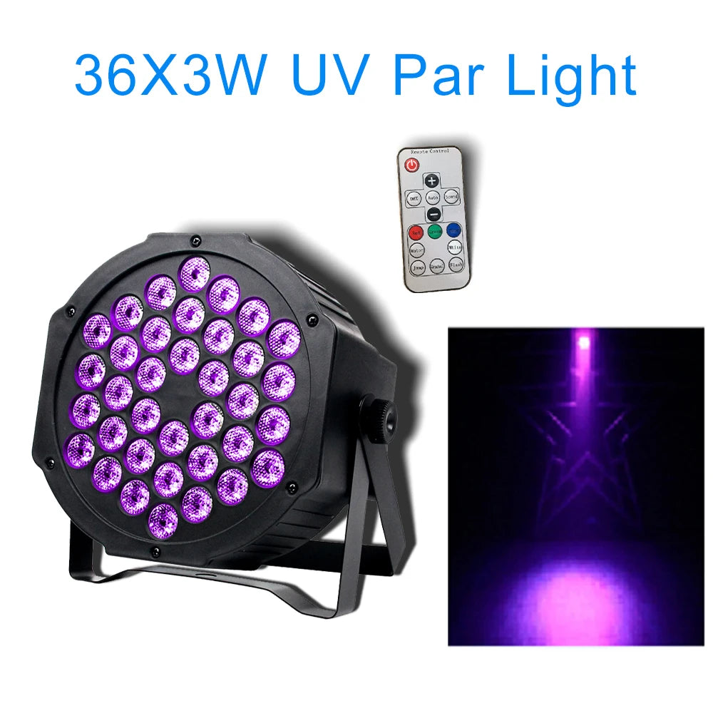 Double Row UV Bar Light LED 72W Stage Light Effect 24 LEDs DJ Disco UV Lighting Purple Wall Washer For Party Club Christmas Lamp