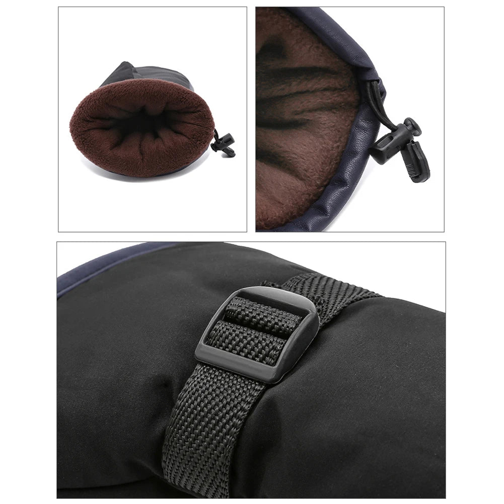 Winter Gloves Electric Heating Gloves USB Charging Snowboard Gloves Cold-Proof 3 Gear Temperature for Climbing Hiking Cycling