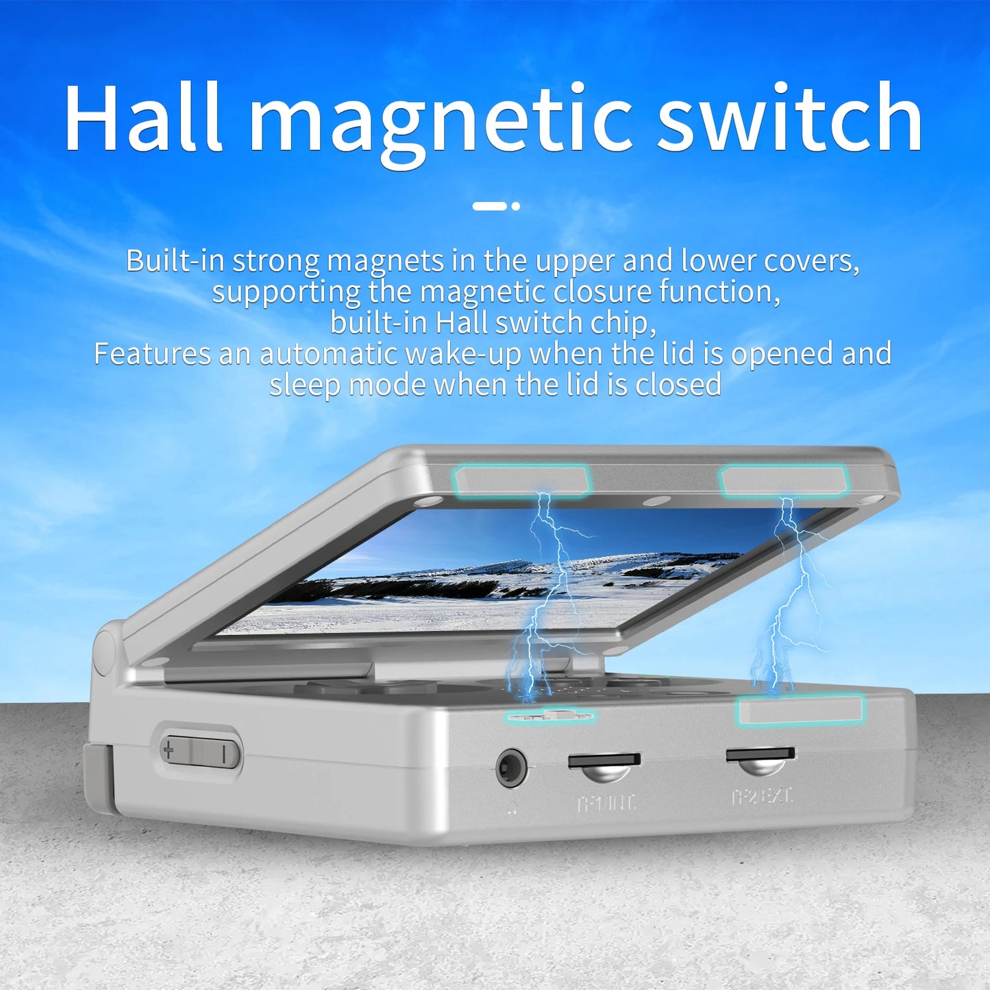 ANBERNIC RG35XXSP 3.5'' IPS Screen Flip Handheld Console Linux System HDMI-compatible TV Output  64G 5500 Games Pre-installed