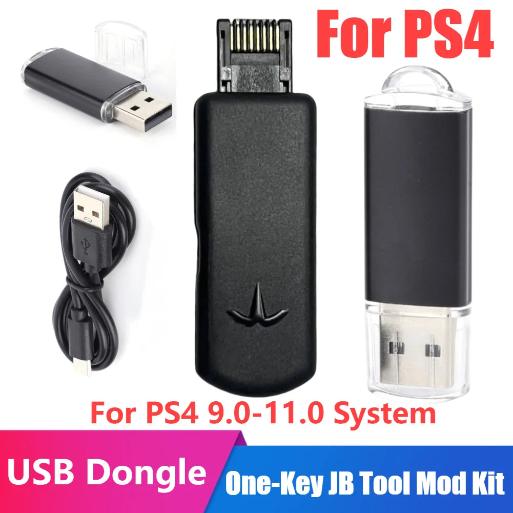 New One-Key JB Tool Mod Set USB Dongle JB USB Adapter with Type-C Cable for PS4/PS4 Pro/PS4 Slim 9.0-11.0 System Game Accessorie