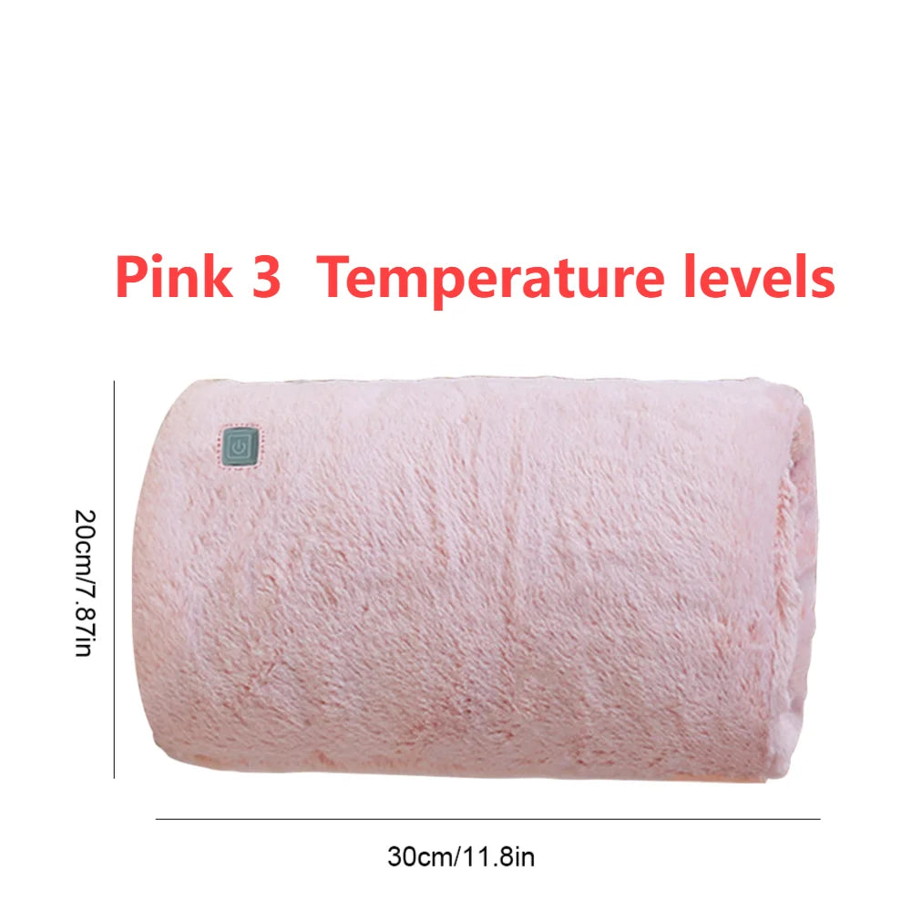 Rechargeable Electric Hot Water Bag Women's Electric Hot Water Bottle Soft flannel Hand Warmer Winter Heated Bag Warming Product