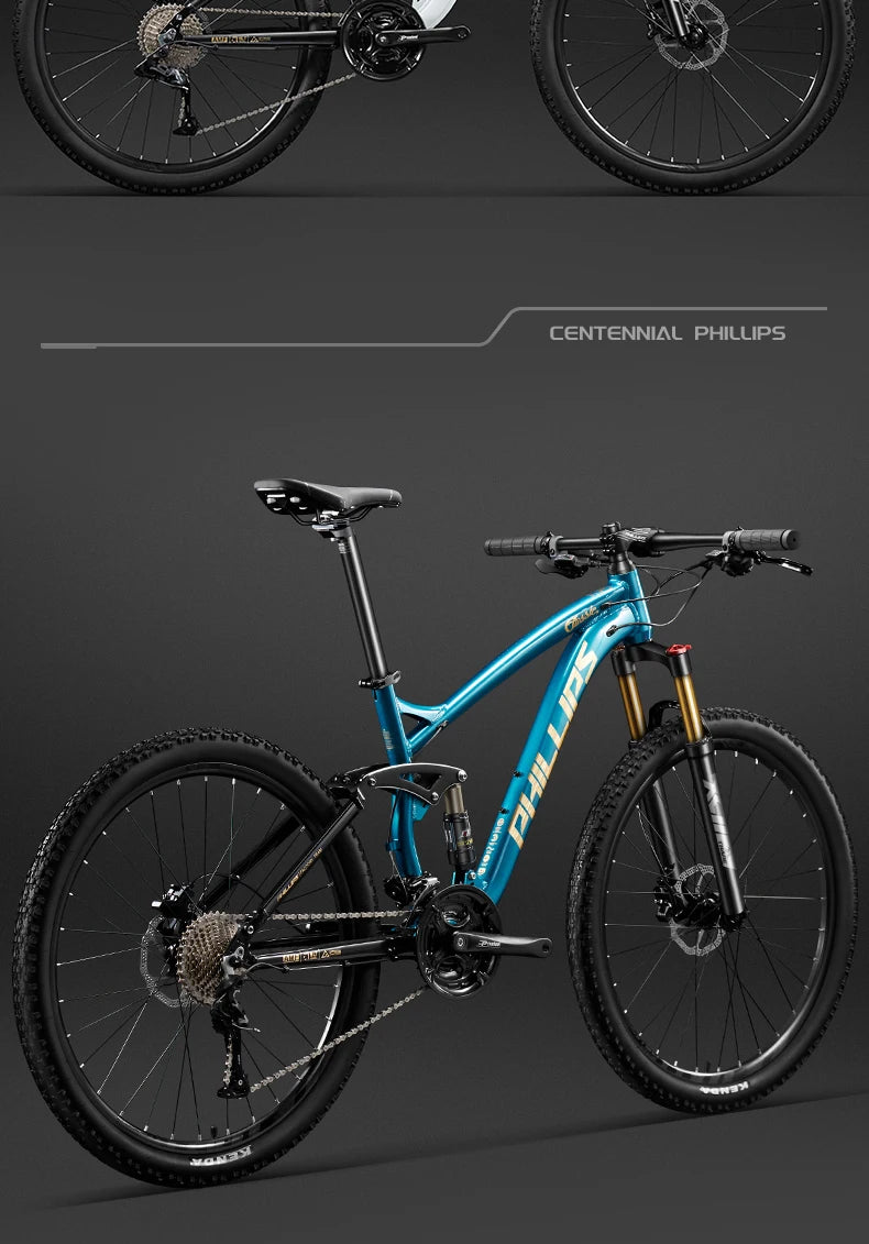 24/26/27.5 inch Mountain Bike Downhill Mountain Bicycle 27/30/33 Speed Soft Tail Full Shock Absorption Bicycle