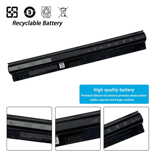 M5Y1K 14.8V 40Wh Notebook Battery For Dell  Battery 3451 3551 5558 5758 5759 Inspiron 14 15 3000 V-ostro WKRJ2 K185W