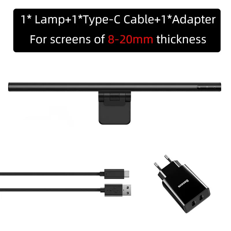 Baseus Screen LED Bar Desk Lamp PC Computer Laptop Screen Hanging Light Bar Pro Table Lamp Office Study Read Light LCD Monitor