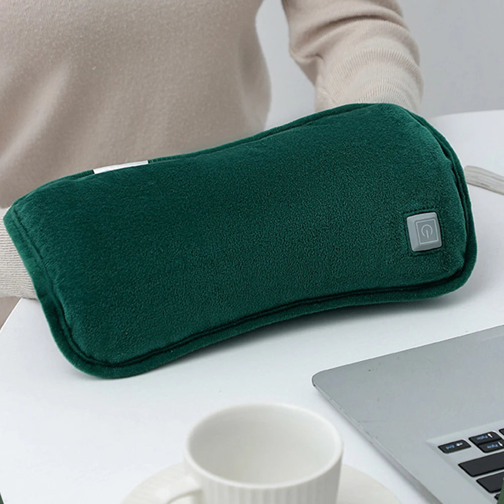 Rechargeable Electric Hot Water Bag Women's Electric Hot Water Bottle Soft flannel Hand Warmer Winter Heated Bag Warming Product