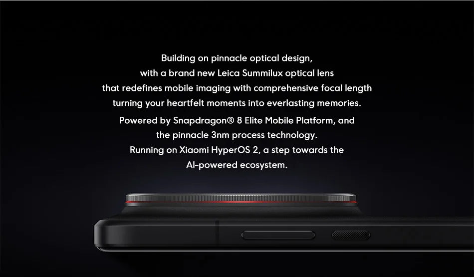 China Version Global ROM Xiaomi 15 Ultra Smartphone Snapdragon® 8 Elite AMOLED Leica 200MP Ultra Telephoto 90W HyperCharge IP68