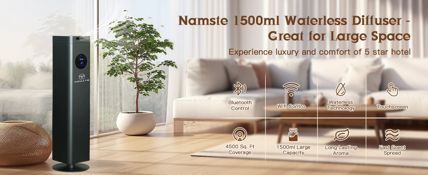 NAMSTE 100ML Perfume Hotel Essential Oil Home Air Freshener Pure plant essential oil Hotel Room Fragrance Diffuser Air Purifier