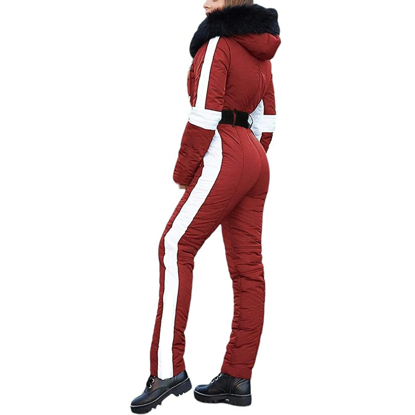 Women's Winter Outdoor Sports Jacket Jumpsuit Outdoor Removable Sports Zipper Ski Snow Overcoat Women Winter Down Coat Chaquetas