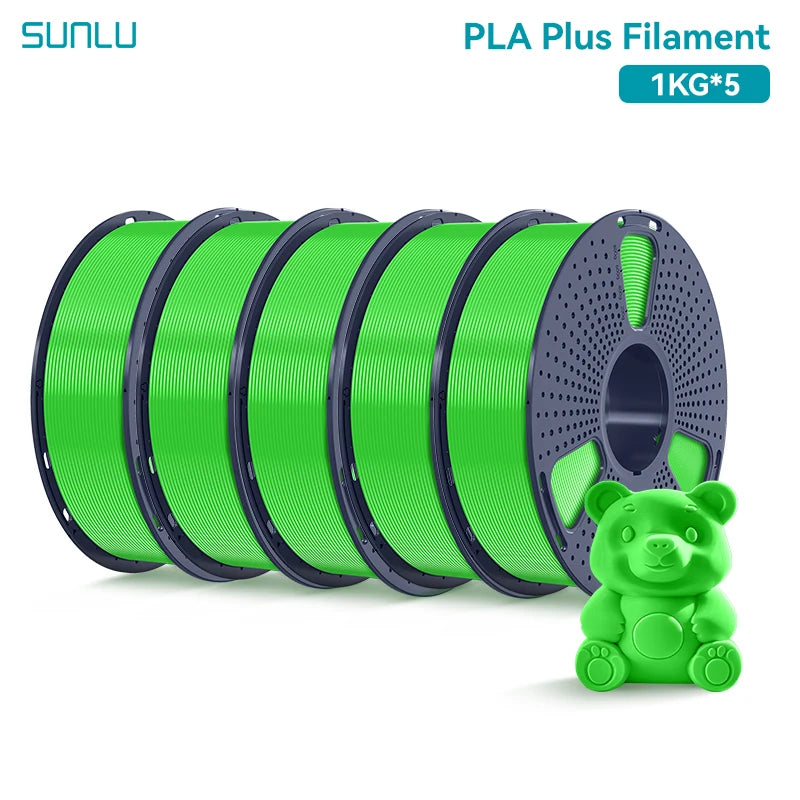 SUNLU 5KG 3D Filament PLA+/PLA+2.0/AntiString PLA /PLA Meta/High Speed PLA Filamnet 1.75mm 1KG Filament for 3D Printer& 3D Pen