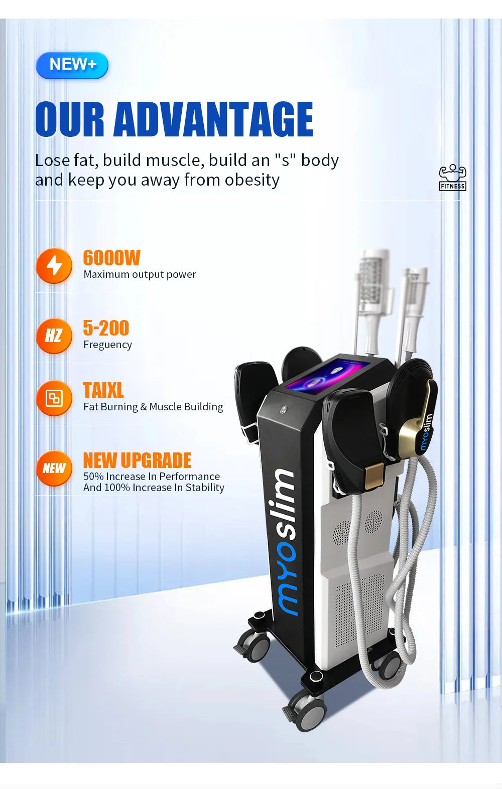 EMS Vacuum Inner Ball Roller 360 Degree Rolling Cellulite Massage Weights Loss Machine Body Muscle body slimming fat removal
