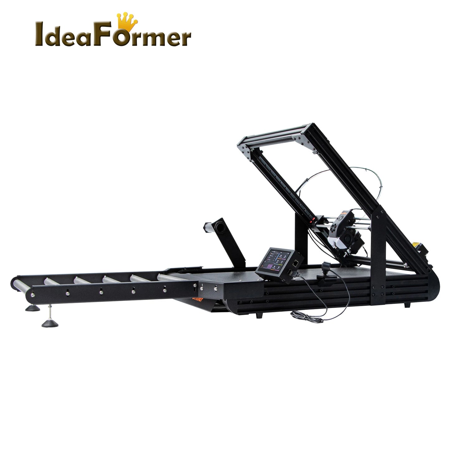 3D Printer IdeaFormer IR3 V2 Infinite Z-Axis Steel Conveyor Belt 250×250×∞mm With Extended Tray Klipper Firmware Auto Leveling